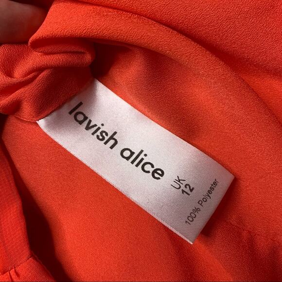 NEW Lavish Alice Pleated Sweetheart Neck Chiffon Dress - Picture 4 of 9